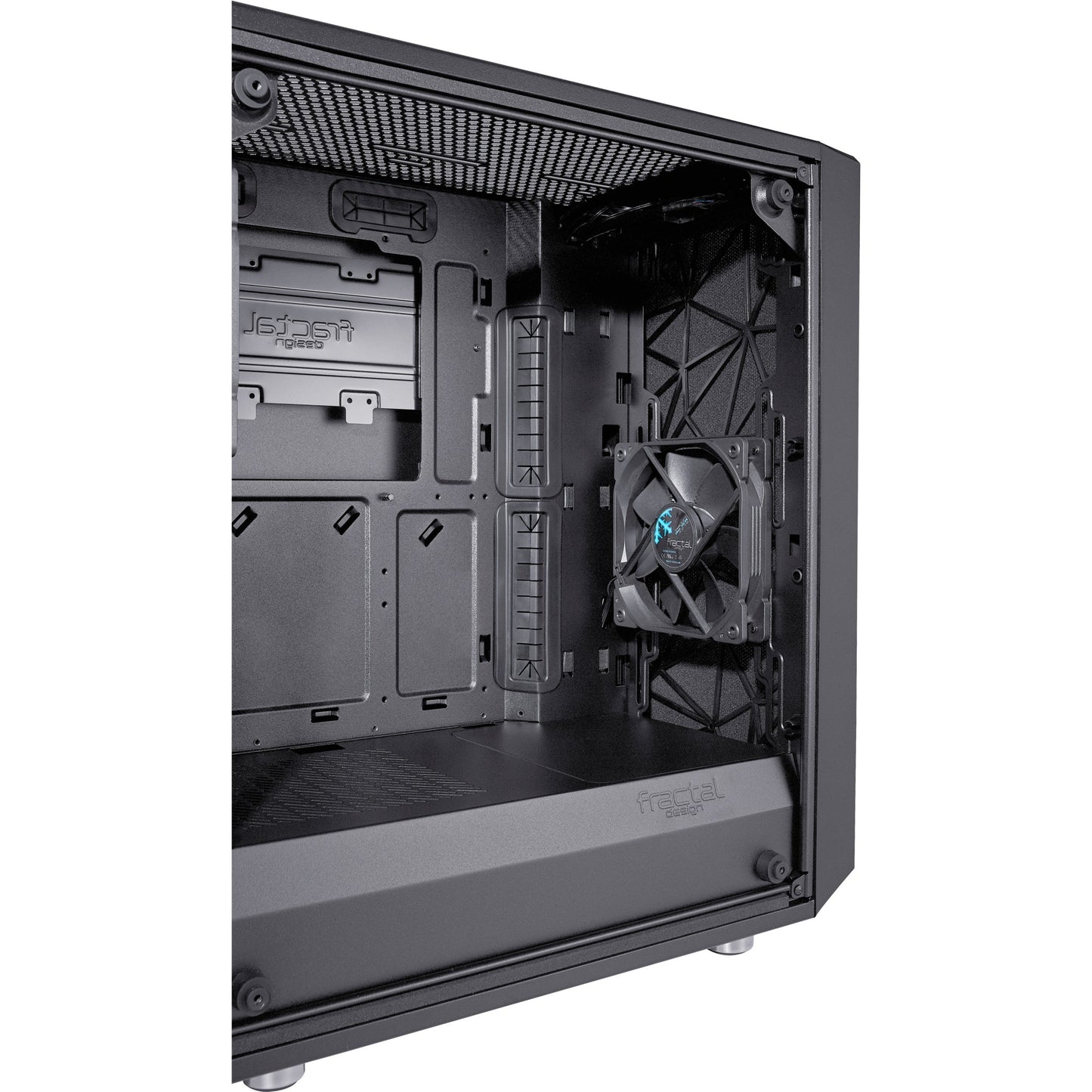 Design frattale Meshify C vetro temperato scuro