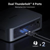 Ugreen nasync dxp480t plus (gris, WiFi, 1x 10GBE, HDMI, Thunderbolt 4 (40 GB s))