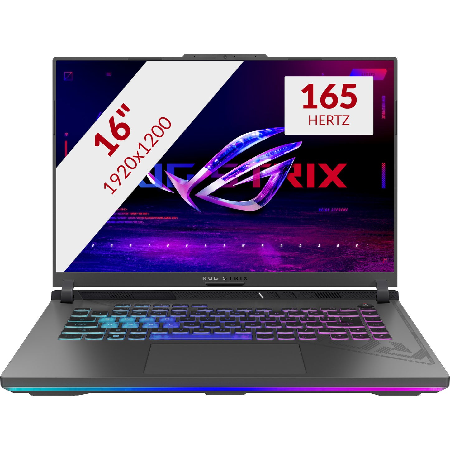 Laptop da gioco Asus ROG Strix G16 G614PM-RV224W 16 (Grigio | R9 8940HX | RTX 5060 | 16 GB | SSD da 1 TB)
