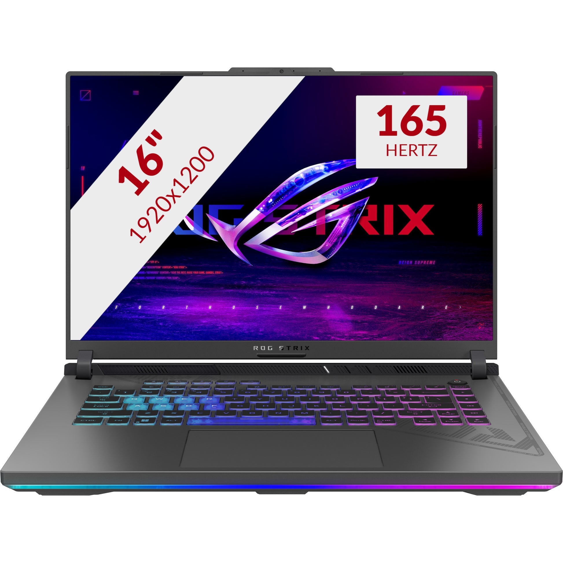 Laptop da gioco Asus ROG Strix G16 G614PM-RV224W 16 (Grigio | R9 8940HX | RTX 5060 | 16 GB | SSD da 1 TB)