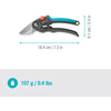 Gardena snoeischaar premiumcut voor vers hout met bypass-snede (grijs turquoise, 22 mm snoeidiameter)