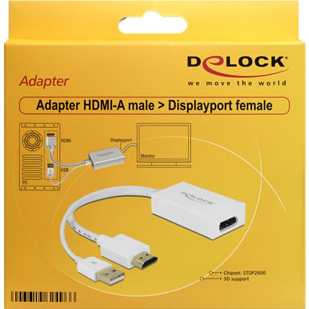 Delock Hdmi-A (hombre)> Displayport 1.2 (mujer)