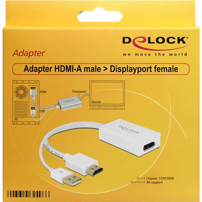 Delock Hdmi-A (hombre)> Displayport 1.2 (mujer)