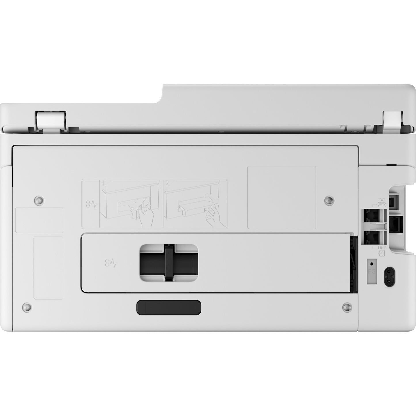 Canon maxify gx2051-kleureninkjetprinter met navulbare megatank all-in-one inkjetprinter met faxfunctie (wit, printen, kopiëren, scannen, faxen, wi-fi)
