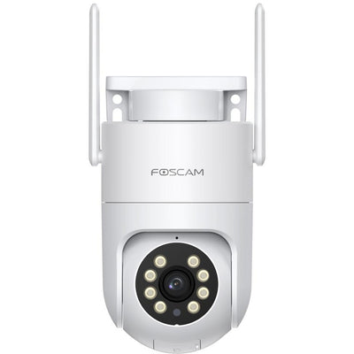 Foscam PD8, telecamera di sicurezza 4K 8MP Dual Band WiFi 6 PT (Bianco)