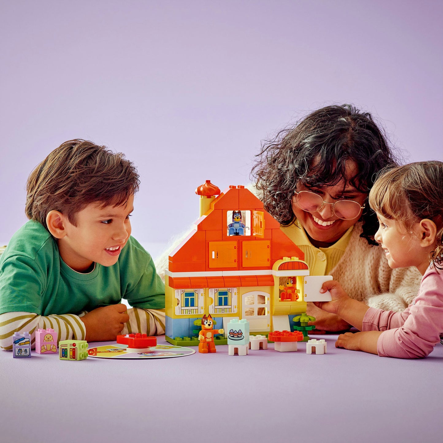Lego Duplo 10459 Huis Van Bluey y su familia con juego de memoria