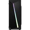 Aerocool shard midi tower behuizing (zwart | 3x usb-a | rgb | window)