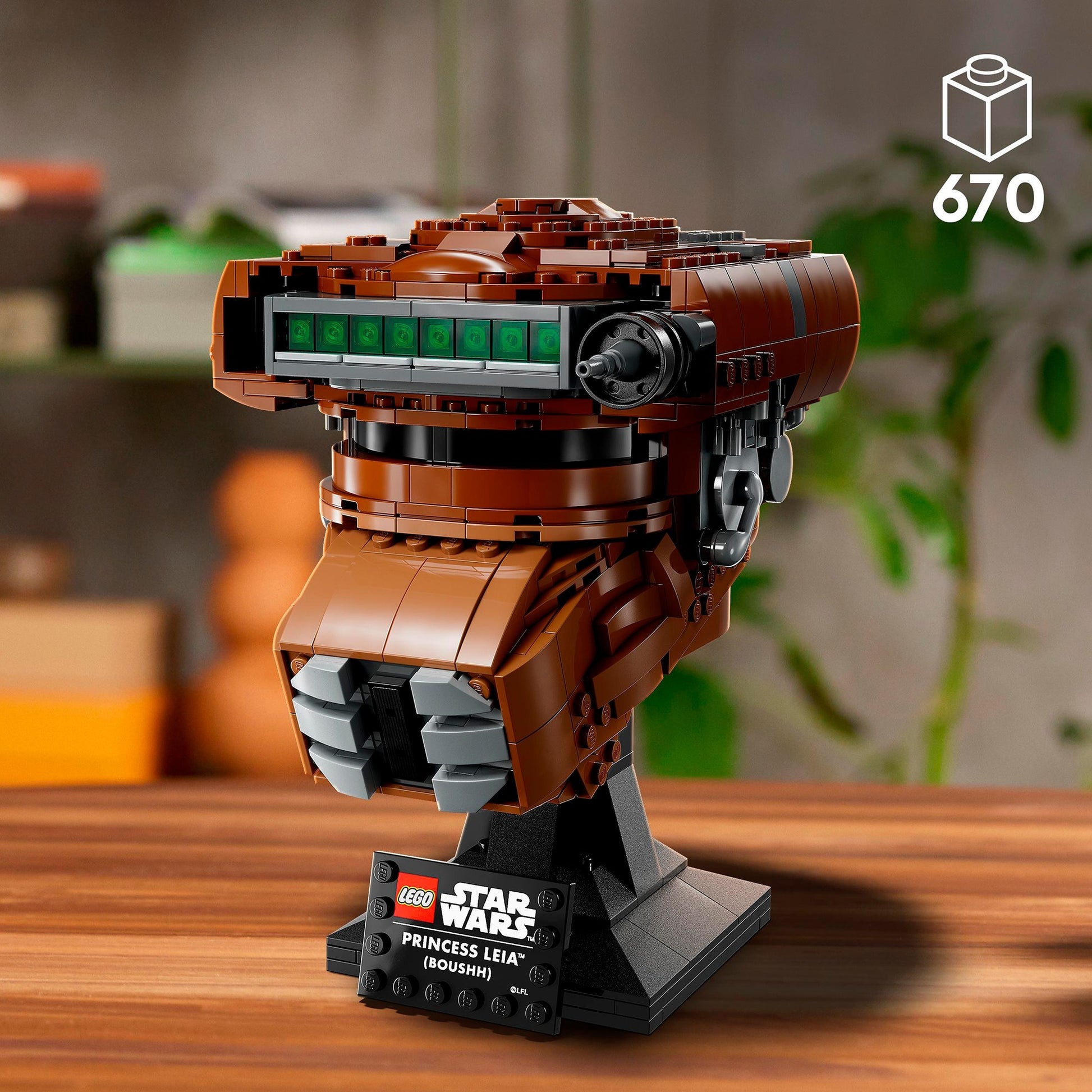 Lego Star Wars - Giocattolo per la costruzione del casco della Principessa Leia (Boushh) (75351)