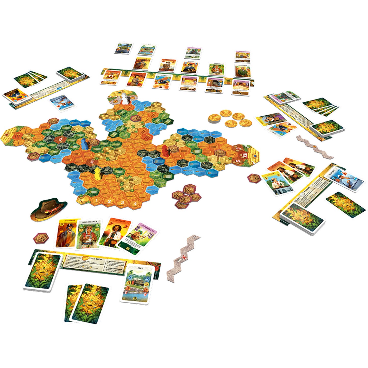 999games 999 games de zoektocht naar el dorado: de gouden tempels bordspel (nederlands, 2 - 4 spelers, 60 minuten, vanaf 10 jaar)