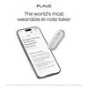 Plaud notepin s dicteerapparaat (zilver, 64 gb, bluetooth 5.2 ble (bluetooth low energy) wi-fi)