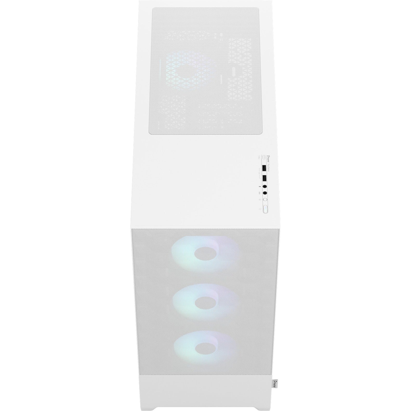Diseño fractal Pop XL Air RGB White TG Clear Tint