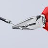 Knipex spitsbek combinatietang 0822145 (rood blauw)