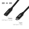 Cavo di prolunga Club 3D USB-C 40 Gbps (nero, 1 metro, 8k 60 Hz, PD 240 watt)