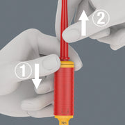 Wera kraftform kompakt vde 16 torque extra slim 1 tool finder schroevendraaier (rood geel, 16‑delig) - afbeelding 9