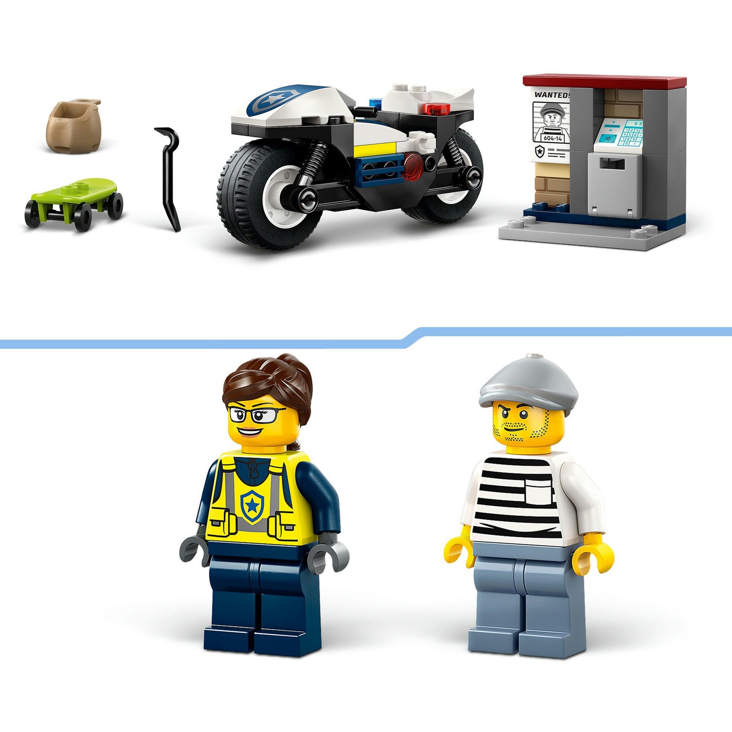 LEGO 60455 Policía de la ciudad de la ciudad del motor policial