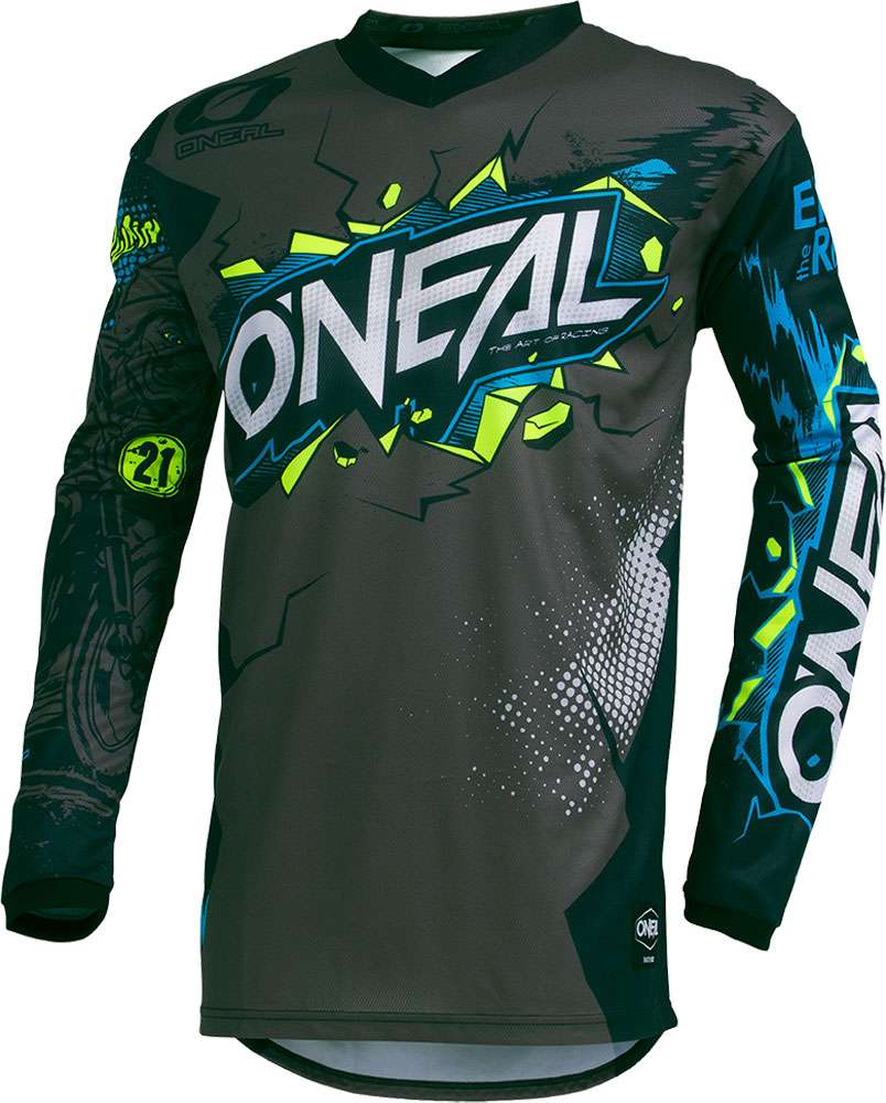 O'neal element villain youth - maglia a maniche lunghe da mtb per bambini