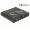 Caricatore USB DELOCK 1x USB Type-C + 3x USB Type-A