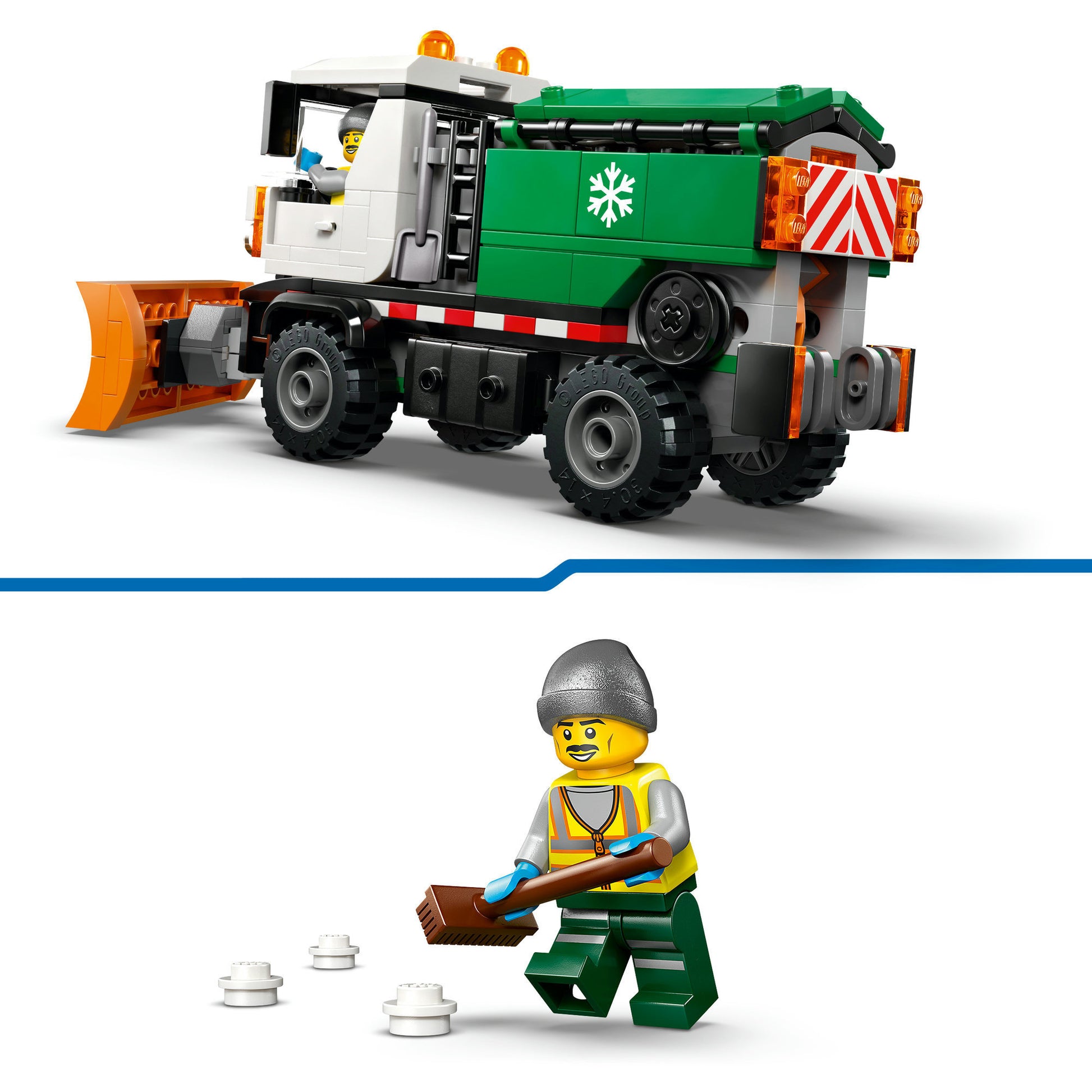 Lego city grandes vehículos 60490 quitanieves