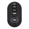 Neomounts DS22-840BL6 SECKE DE ESCRITO CON CLAMP, 1.4 m, interior, tipo F, plástico, negro, entrega de energía