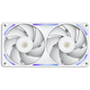 Nzxt performance fan f280x rgb case fans (wit, 2 stuks, 280 x 140 x 30 mm, pwm)