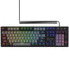 Lorgar azar 514, tastiera da gioco (nera, layout americano, logar dream, rgb)
