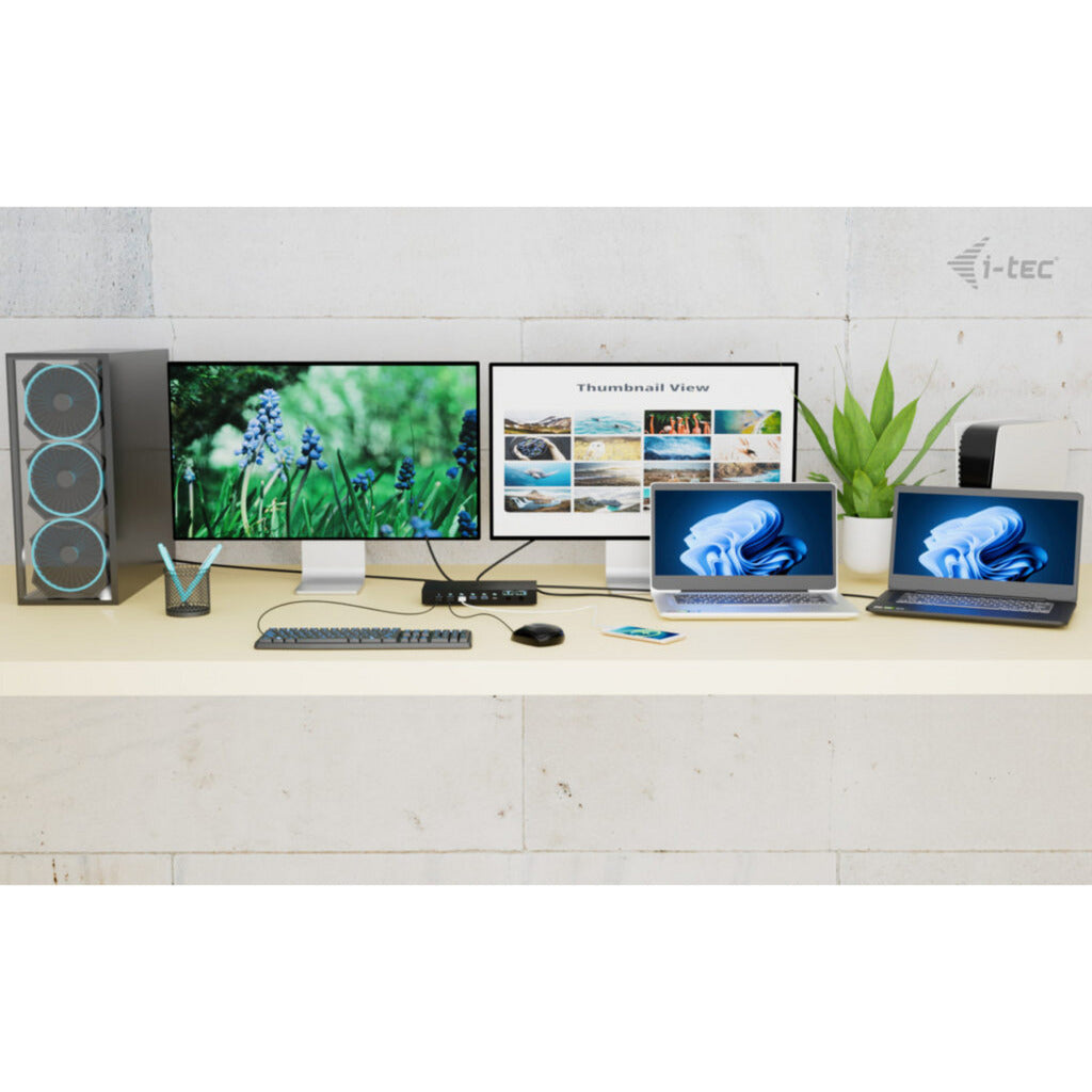 Docking station I-tec USB-C KVM Dock Pro (nero)
