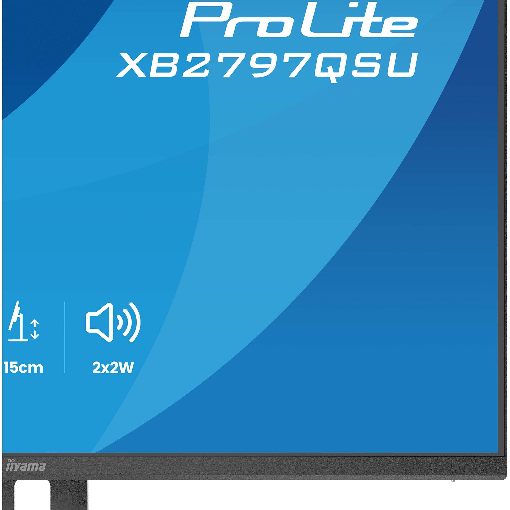 Monitor Iiyama prolite xb2797qsu-b1 27 (negro (mate), HDMI, display port, USB, audio)