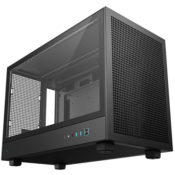 Carcasa mini torre Deepcool ch260 (negra | 2x USB-A | 1x USB-C | vidrio templado)