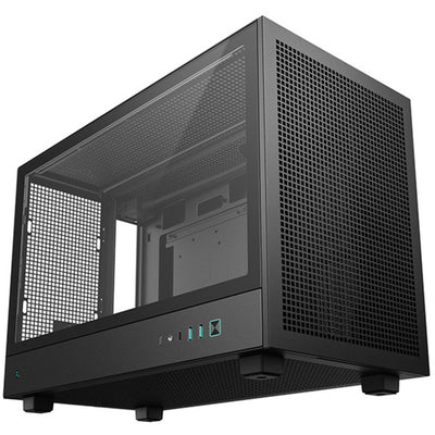 Deepcool ch260 mini tower housing (black | 2x USB-A | 1x USB-C | tempered glass)