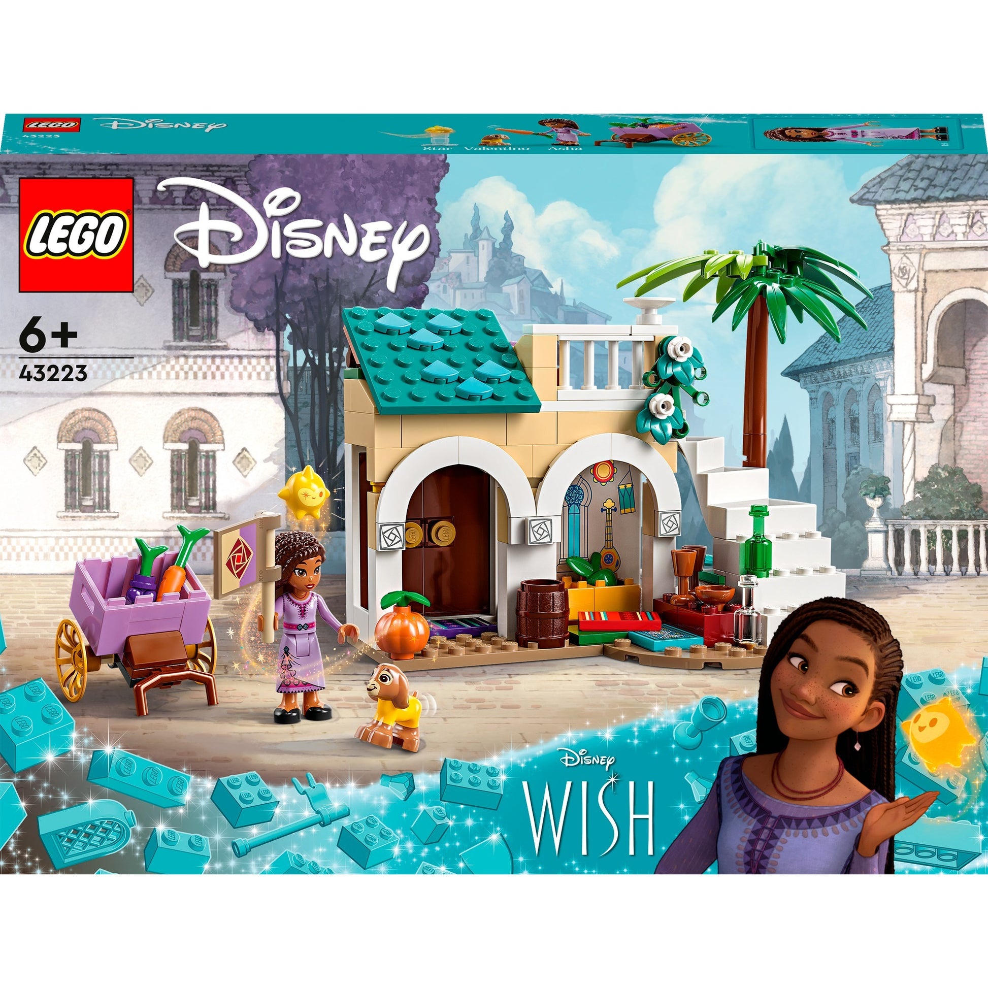 Lego Disney - Asha in the City Rosas giocattoli da costruzione (43223)