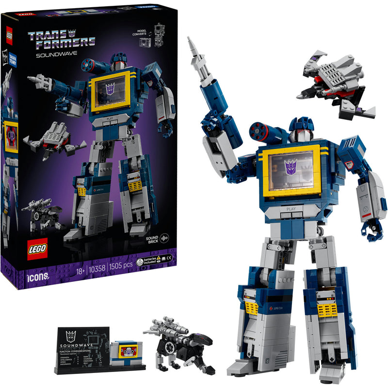Lego iconos 10358 transformadores onda sonora