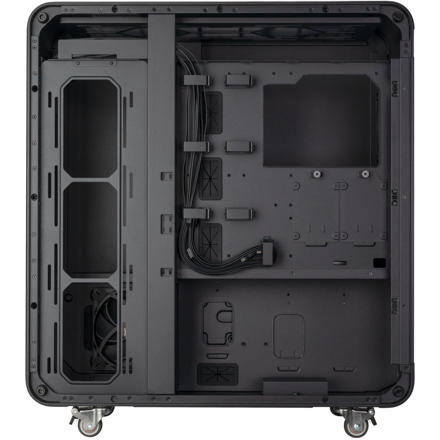 Custodia Silverstone alta t1 big tower (nera | 2x USB-A | 2x USB-C)