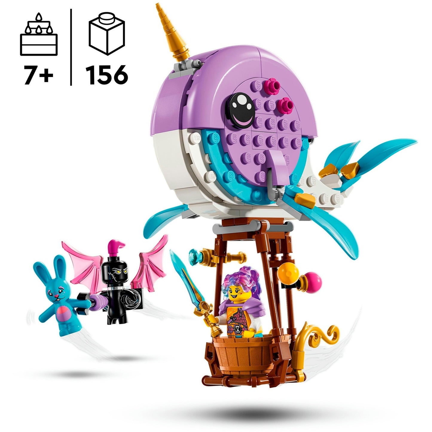 Lego Lego Dreamzzz 71472 Narwal Air Ballion di Izzie