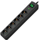 Brennenstuhl eco-line 13500a +surge protection 6x stekkerdoos (antraciet, 1159700015, voor 6 stekkers)