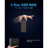 NAS SSD Terramaster f4 (nero, 1x 5GBE, HDMI, USB)