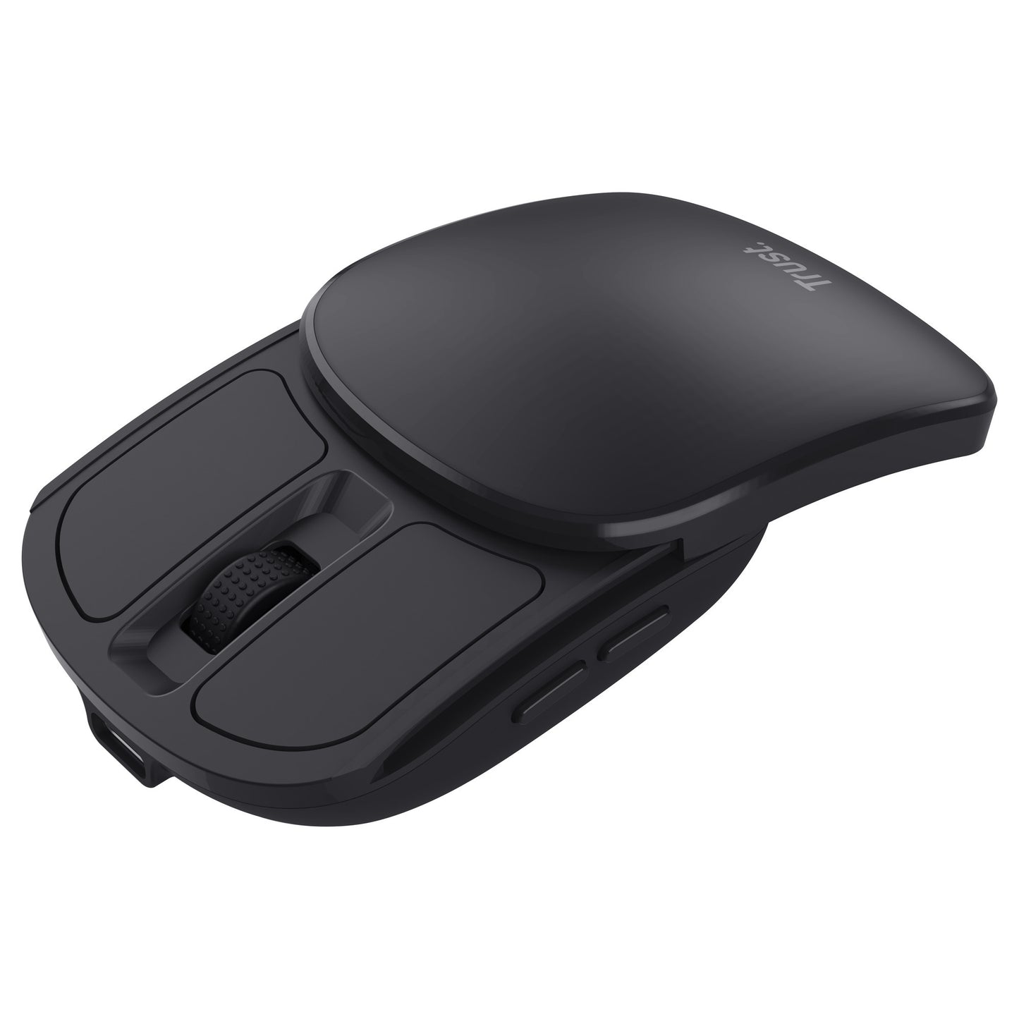 Mouse tascabile portatile e retrattile Trust zylo (nero, 1000 - 2400 dpi)