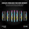 Corsair Vengeance RGB 32 GB DDR5-6000 (2x 16 GB) RAM (negro, cmh32gx5m2d6000z38, xmp, expo)