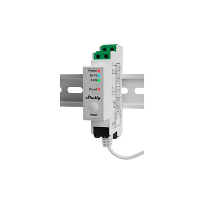 Dispositivo di misurazione Shelly pro 3em-120a v2 (bianco, lan, wifi, bluetooth)
