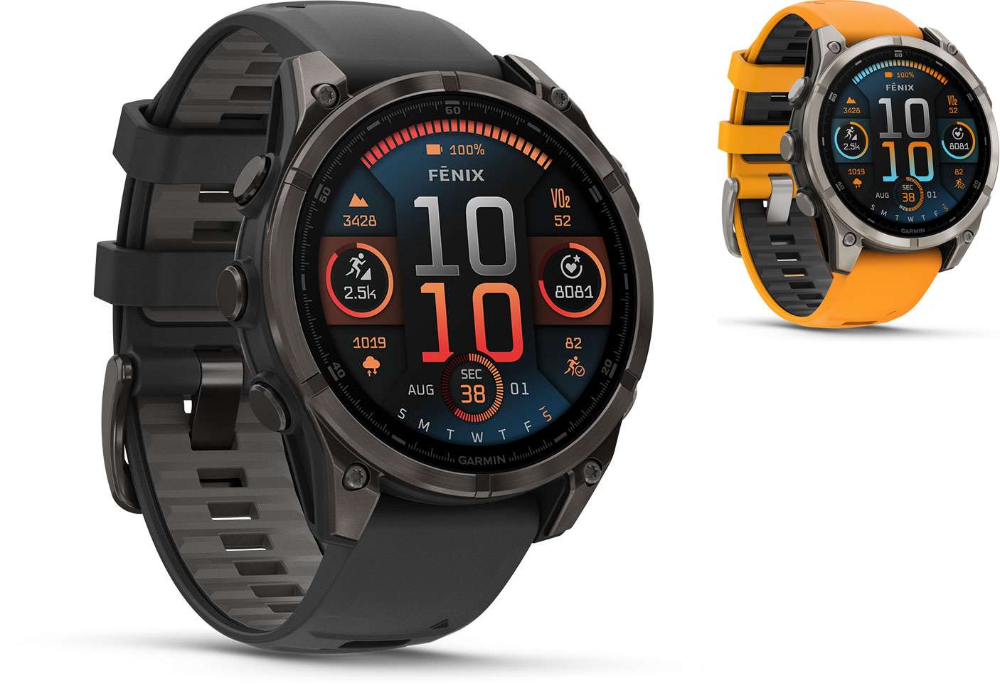 Garmin fēnix® 8 - 47 mm amoled zaffiro - GPS multisport