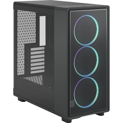 Fractal design epoch xl tg rgb midi tower housing (black | 2x usb-a | 1x usb-c | rgb | tempered glass)