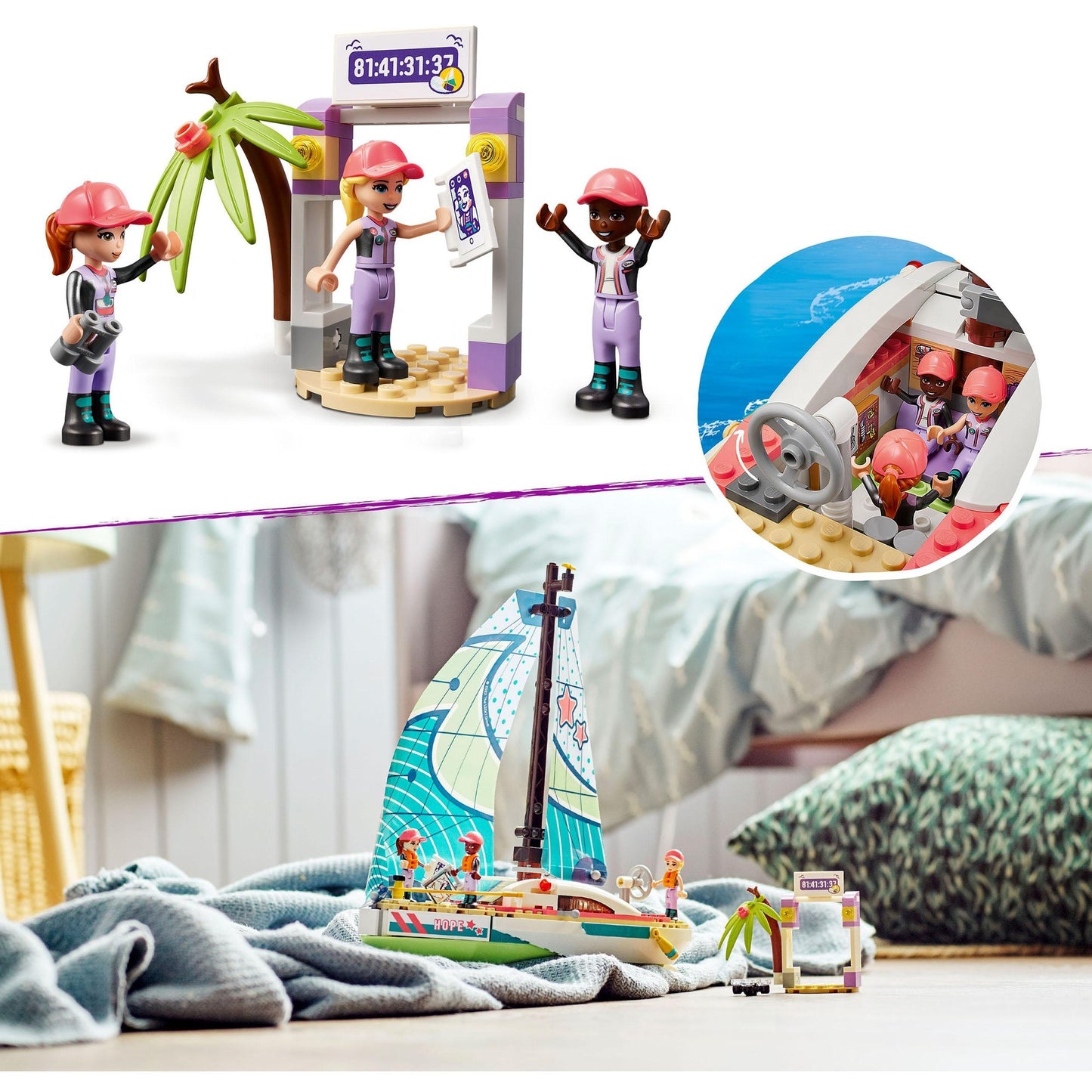 Lego friends - juguete de construcción stephanies navegando aventura (41716)