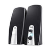 Trust 2.0 speaker set pc-luidspreker (zwart zilver)