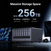 Ugreen nasync dxp8800 plus (grigio, WiFi, 2x 10GBE, HDMI, Thunderbolt 4 (40 GB s))