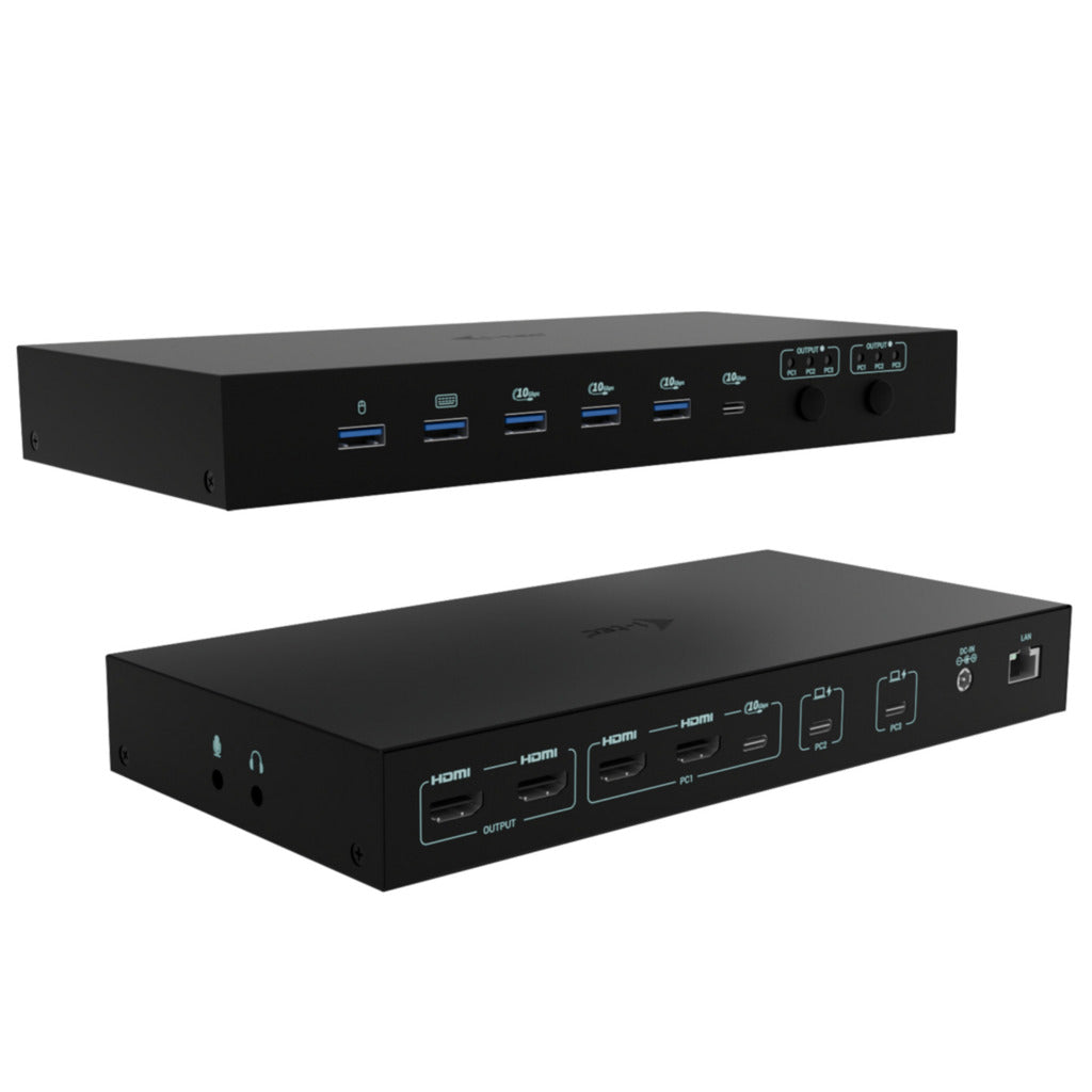 Docking station I-tec USB-C KVM Dock Pro (nero)