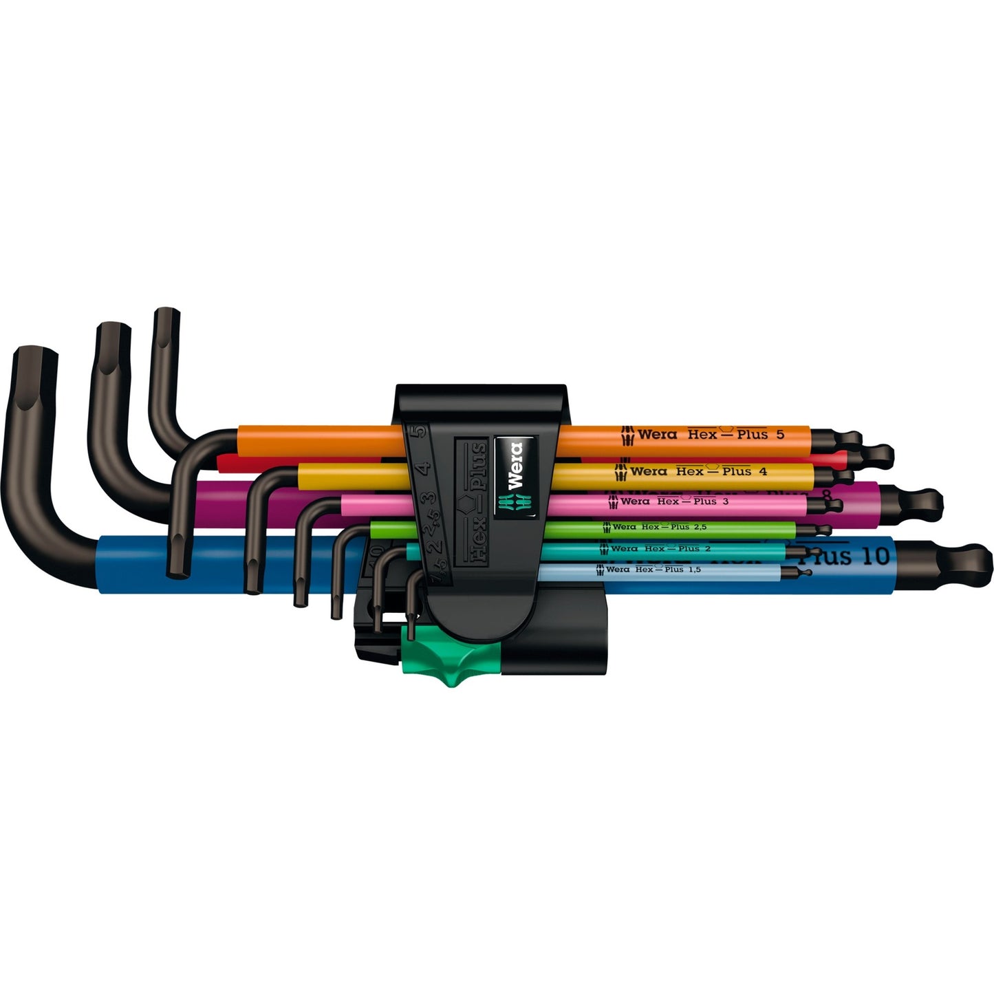 Waa 950 9 hex-plus multicolore 1 set di chiavi a punta, metr