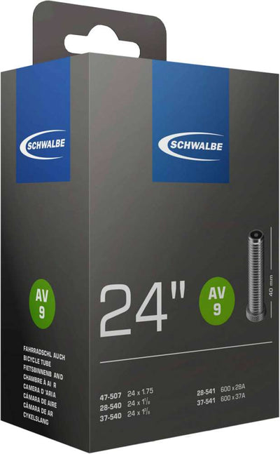 Schwalbe Inner Tube AV9 24 pollici 28 47-507 540 AV 40mm