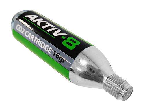 Cartuccia co2 Aktiv-8 da 16 g con filettatura