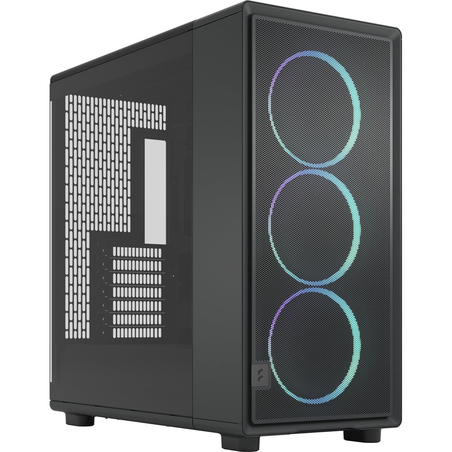 Fractal design epoch xl tg rgb midi tower custodia (nero | 2x usb-a | 1x usb-c | rgb | vetro temperato)