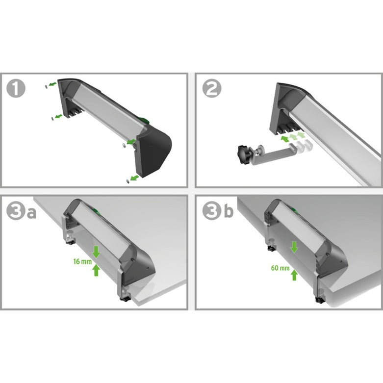 BRENNENSTUHL ALU-OFICE-LINE Socket con función de carga USB 4-