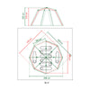 Coleman octagon 8 tent (grijs)